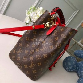 Lv Soft Monogram Canvas NéOnoé Red