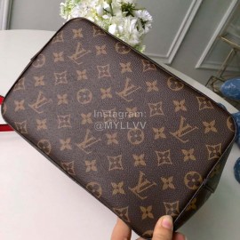 Lv Soft Monogram Canvas NéOnoé Red