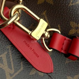 Lv Soft Monogram Canvas NéOnoé Red