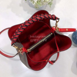 Lv Soft Monogram Canvas NéOnoé Red