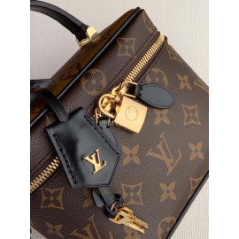 Lv Vanity Chain Crossbody Cosmetic Bag Coffee