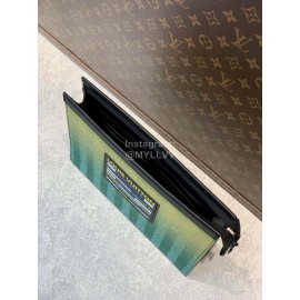 Lv Damier Stripes Canvas Pochette Voyage Handbag