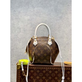 Lv Monogram Canvas Ellipse Bb Handbag