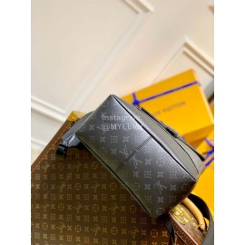 Lv Monogram Eclipse Canvas Saumur Backpack