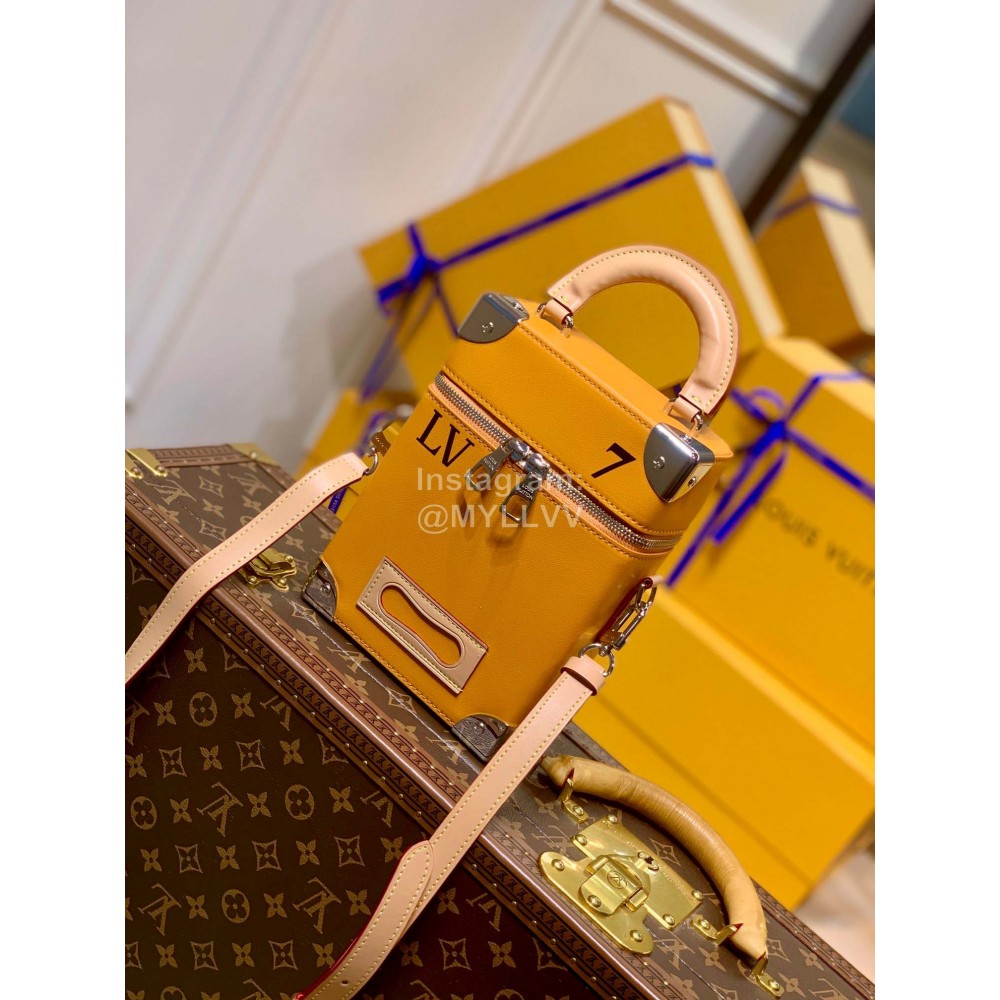 Lv Vertical Box Trunk Crossbody Bag