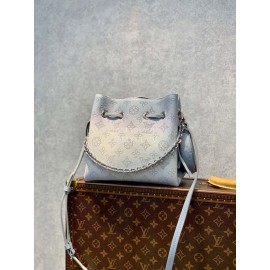 Lv Soft Leather Bella Drawstring Bucket Bag