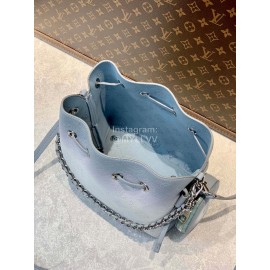 Lv Soft Leather Bella Drawstring Bucket Bag