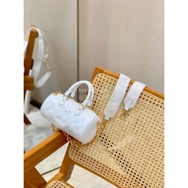 Lv Soft Lather Papillon Bb Chain Crossbody Bag