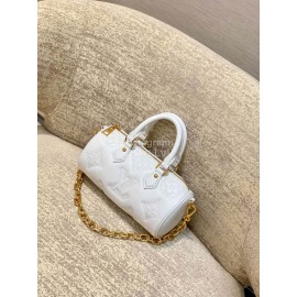 Lv Soft Lather Papillon Bb Chain Crossbody Bag