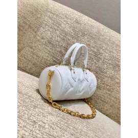Lv Soft Lather Papillon Bb Chain Crossbody Bag