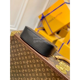 Lv Monogram Empreinte Leather Bagatelle Shoulder Bag Black