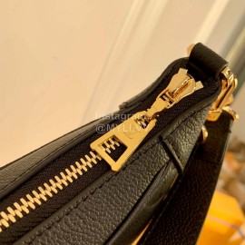 Lv Monogram Empreinte Leather Bagatelle Shoulder Bag Black