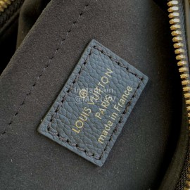 Lv Monogram Empreinte Leather Bagatelle Shoulder Bag Black