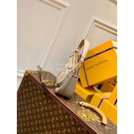 Lv Monogram Empreinte Leather Bagatelle Shoulder Bag Gray