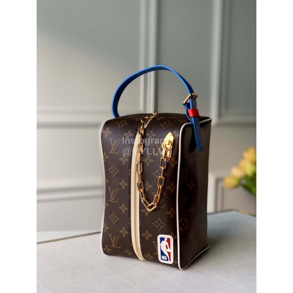 Lv Nba Monogram Pattern Toilet Bag