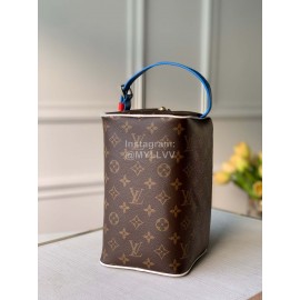 Lv Nba Monogram Pattern Toilet Bag