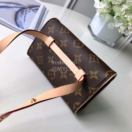 Lv Soft Monogram Pattern Crossbody Flap Bag