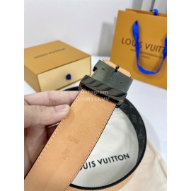 Lv Monogram Canvas Leather Black Buckle 40mm Belts
