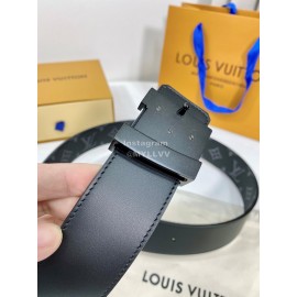 Lv Damier Canvas Leather Letter Buckle 40mm Belts Black