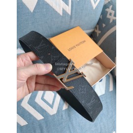 Lv New Black Monogram Canvas Leather 40mm Belts