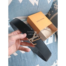 Lv New Black Monogram Canvas Leather 40mm Belts