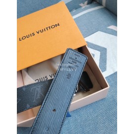 Lv New Black Monogram Canvas Leather Gun Color Buckle 40mm Belts