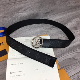 Lv New Monogram Canvas Cowhide Letter Buckle 40mm Belts For Men