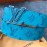 Lv Monogram Canvas Cowhide Letter Buckle 40mm Belts For Men Blue