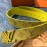 Lv Monogram Canvas Cowhide Letter Buckle 40mm Belts For Men Yellow