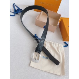 Lv Damier Infini Calf Leather Silver Pin Buckle 35mm Belts