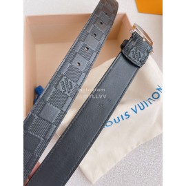 Lv Damier Infini Calf Leather Silver Pin Buckle 35mm Belts