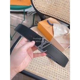 Lv Damier Canvas Calf Leather Letter Buckle 35mm Belts