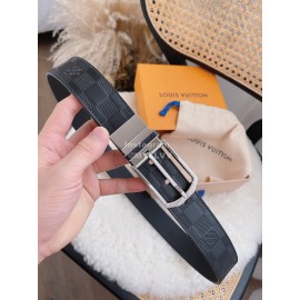 Lv Damier Canvas Calf Leather Pin Buckle 35mm Belts