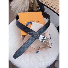 Lv Damier Canvas Calf Leather Pin Buckle 35mm Belts