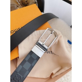 Lv Damier Canvas Calf Leather Pin Buckle 35mm Belts