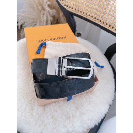 Lv Damier Canvas Calf Leather Pin Buckle 35mm Belts