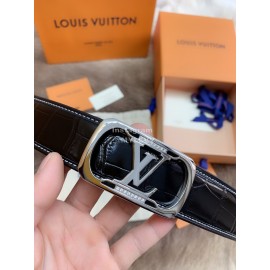 Lv New Leather Automatic Buckle 35mm Belts For Men