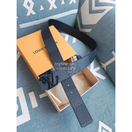 Lv Fashion Printed Leather Black Letter Buckle 40mm Belts