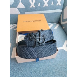Lv Fashion Printed Leather Black Letter Buckle 40mm Belts