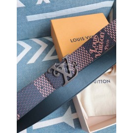 Lv Fashion Printed Leather Coffee Letter Buckle 40mm Belts
