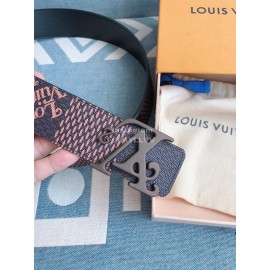 Lv Fashion Printed Leather Coffee Letter Buckle 40mm Belts