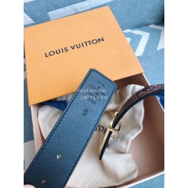 Lv Fashion Printed Leather Gold Letter Buckle 40mm Belts