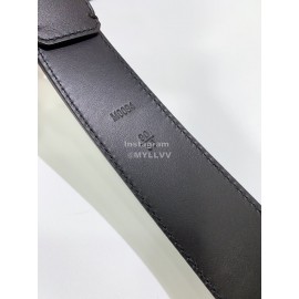 Lv Taurillon Calf Leather Gold Pin Buckle 35mm Belts For Men