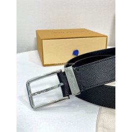 Lv Fashion Calf Leather Silver Pure Copper Pin Buckle 35mm Belts 