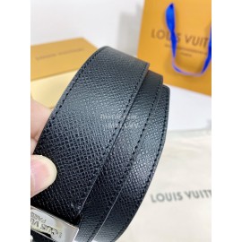 Lv Fashion Calf Leather Silver Pure Copper Pin Buckle 35mm Belts 