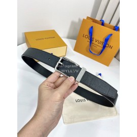 Lv Fashion Calf Leather Silver Pure Copper Pin Buckle 35mm Belts 