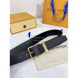 Lv Fashion Calf Leather Gold Pure Copper Pin Buckle 35mm Belts 