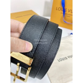 Lv Fashion Calf Leather Gold Pure Copper Pin Buckle 35mm Belts 