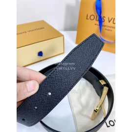 Lv Fashion Calf Leather Gold Pure Copper Pin Buckle 35mm Belts 