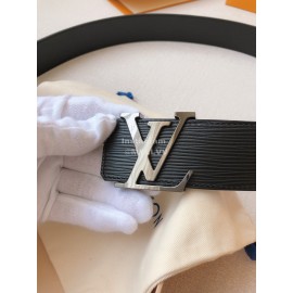 Lv Epi Calf Leather Letter Buckle 40mm Belts 